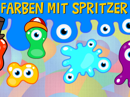 Farben mit Spritzer